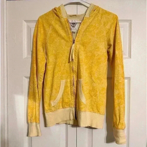 Floral Zip up Hoodie - Picture 1 of 5